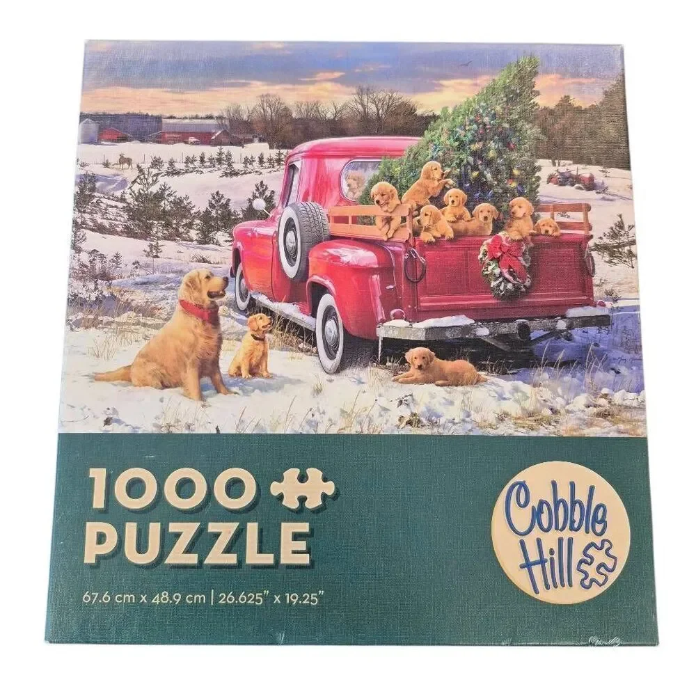 Cobble Hill Family Outing Dogs 1000 pc Jigsaw Puzzle
